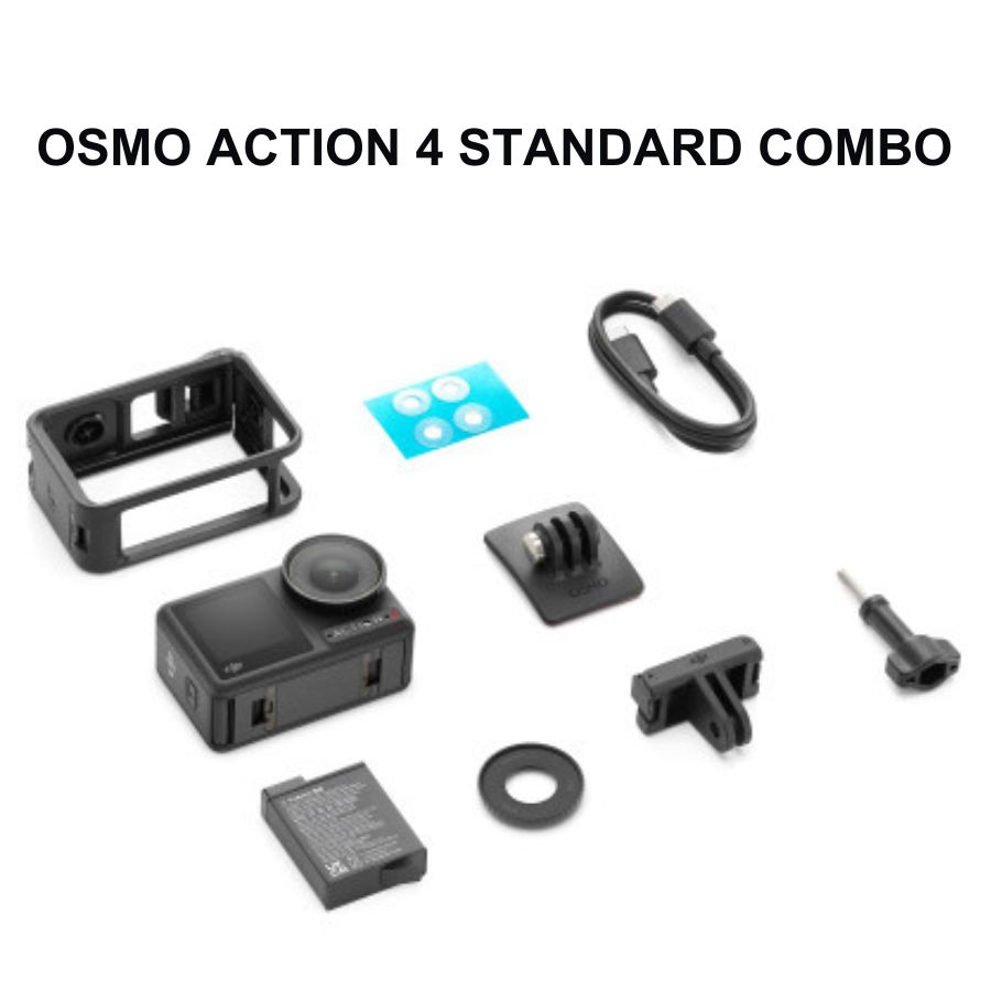 Máy quay phim hành động DJI Osmo Action 4 (DJI OA4) - Camera hành trình quay 4k, công nghệ mới chống rung HorizonSteady - Hàng chính hãng
