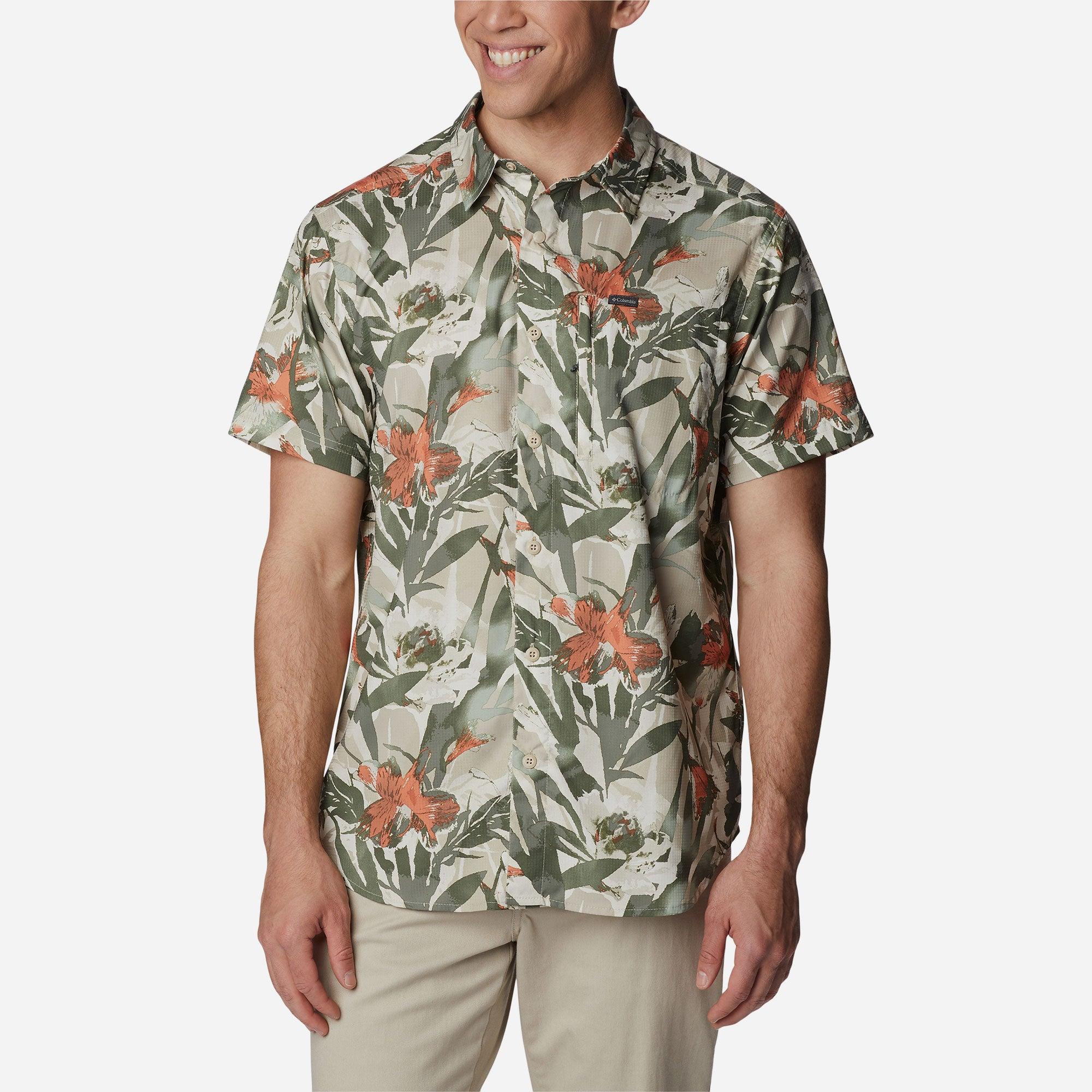 Áo sơ mi ngắn tay nam Columbia Silver Ridge Utility Lite Novelty Ss - 2030714271