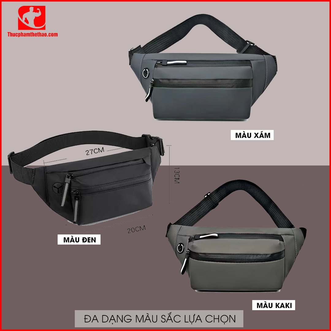 Túi Đeo Chéo TC Sport Unisex, Chất Liệu Cao Cấp, Siêu Nhẹ, Chống Nước, Thiết Kế Ngăn Rộng Rãi, Nhiều Kiểu Đeo