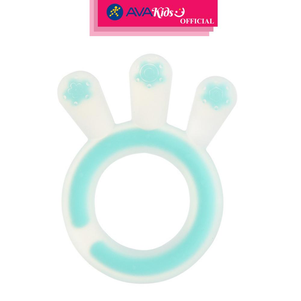 Gặm nướu Galena hình bàn tay GA-TH02 (từ 5 tháng) - Màu xanh - Hàng Chính Hãng