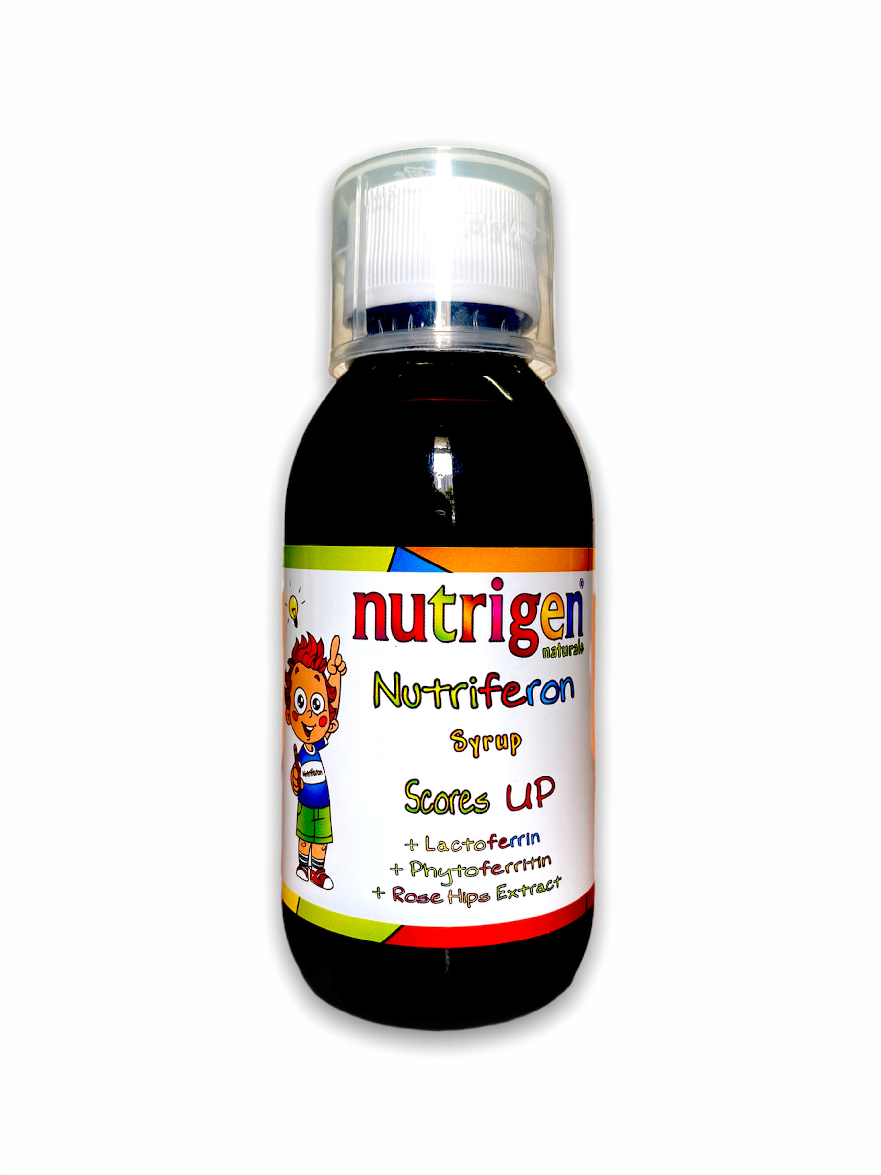 [MUA 1 TẶNG 1 XE ĐỒ CHƠI] KHI MUA 1 HỘP Nutrigen Naturale Nutriferon - Siro Bổ Sung Sắt, Lactoferrin Cho Trẻ Xanh Xao, Gầy Còm