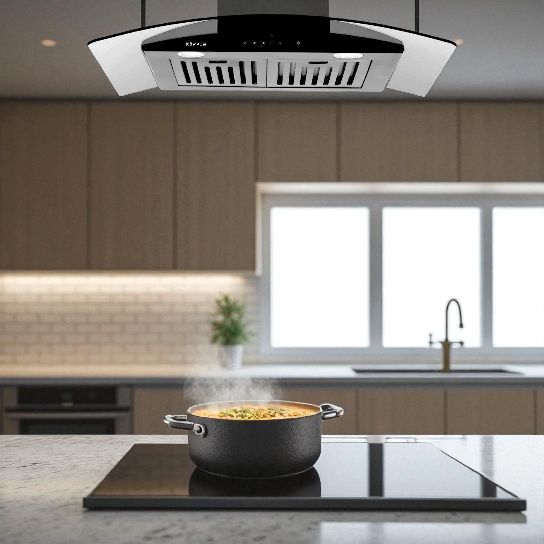 Máy Hút Mùi Nhà Bếp Kính Cong Kopper KP70A/70C Hàng Chính Hãng