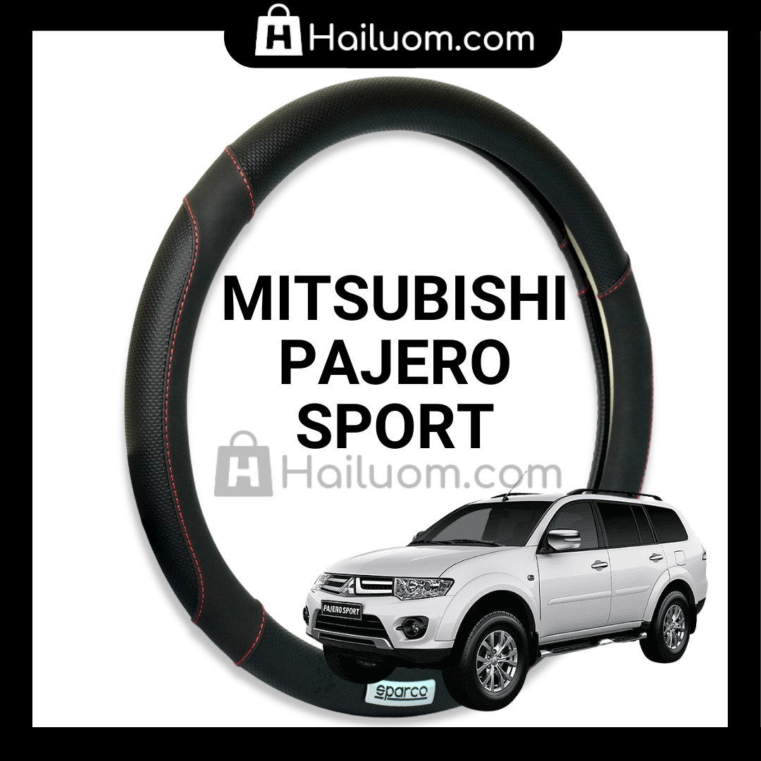 Bọc Vô Lăng ô tô MITSUBISHI PAJERO SPORT | Bọc Vô Lăng cao cấp Sparco Italy