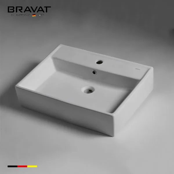 Chậu rửa đặt bàn Bravat C22468W-1-ENG