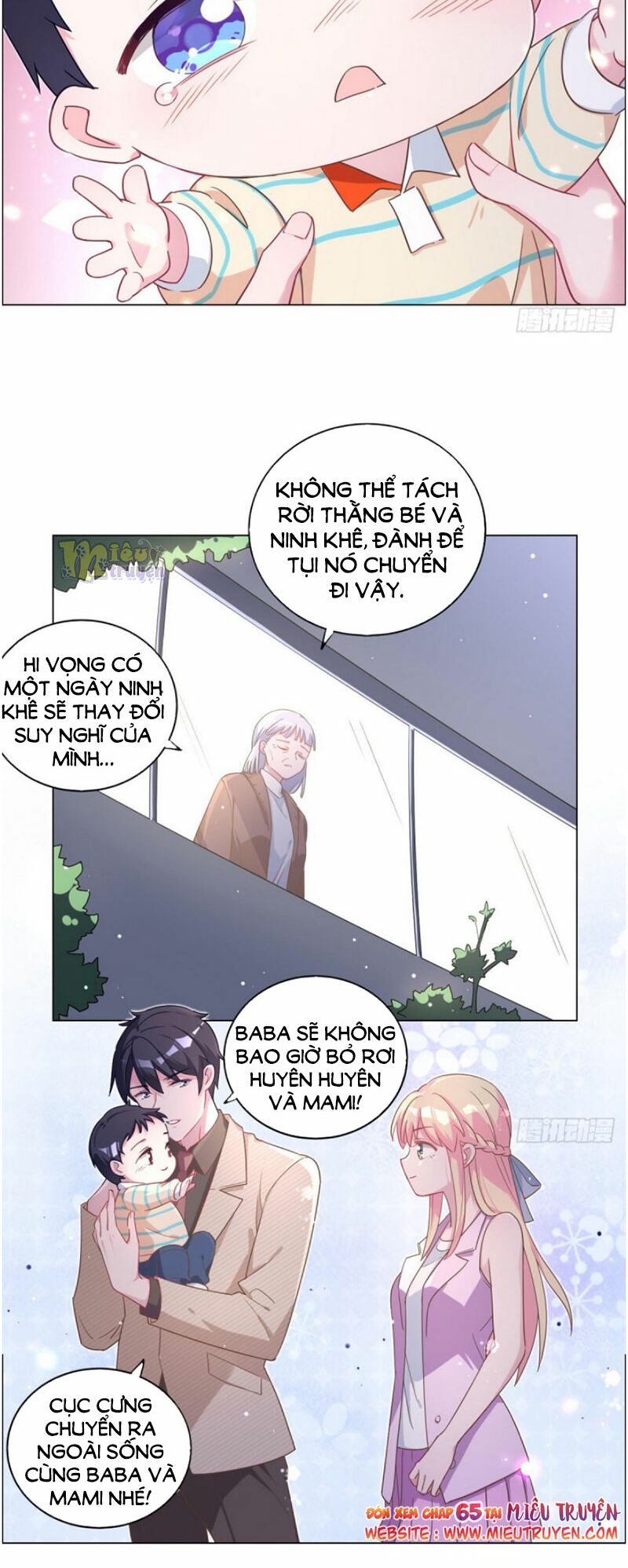 baba đẹp trai trên trời rơi xuống chapter 64 23