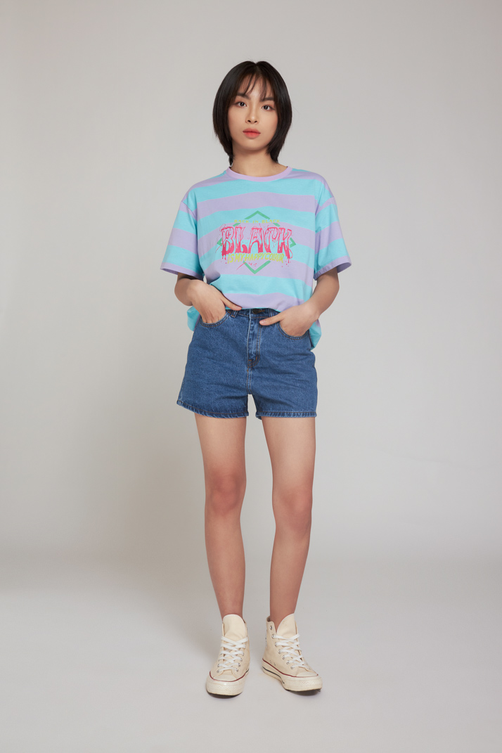 Quần Short Nữ BOO Dáng High Waisted Phong Cách Gen Z Cá Tính