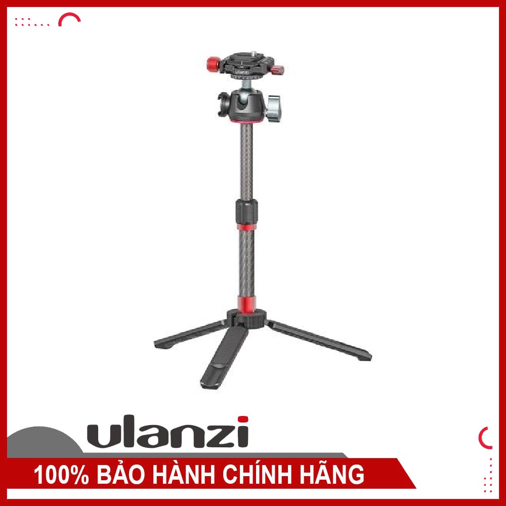 ULANZI MT-43 - Chân Tripod tích hợp Ballhead xoay 360, có thể gập gọn lại - HÀNG CHÍNH HÃNG