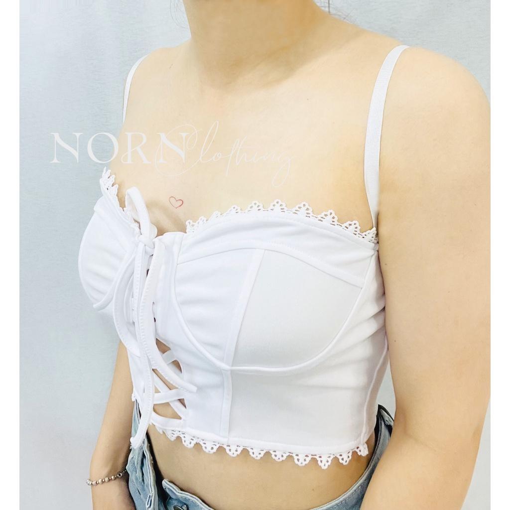 NORN - Áo 2 dây croptop đan chéo