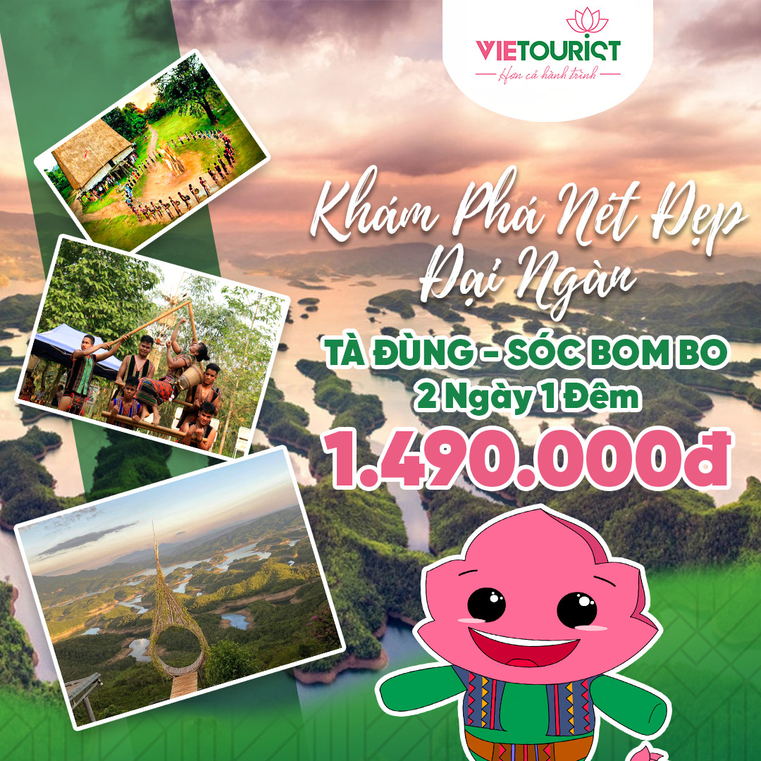 Hình ảnh [E-Voucher] Vietourist - Tour Du Lịch Tây Nguyên: Tà Đùng - Sóc Bom Bo