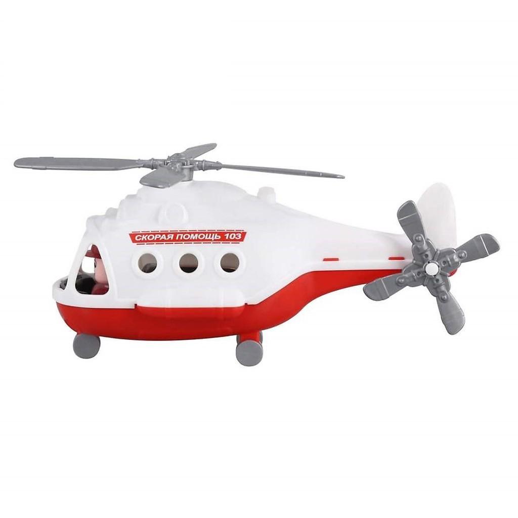 Đồ chơi Polesie máy bay trực thăng cứu thương Alpha PLS-68668