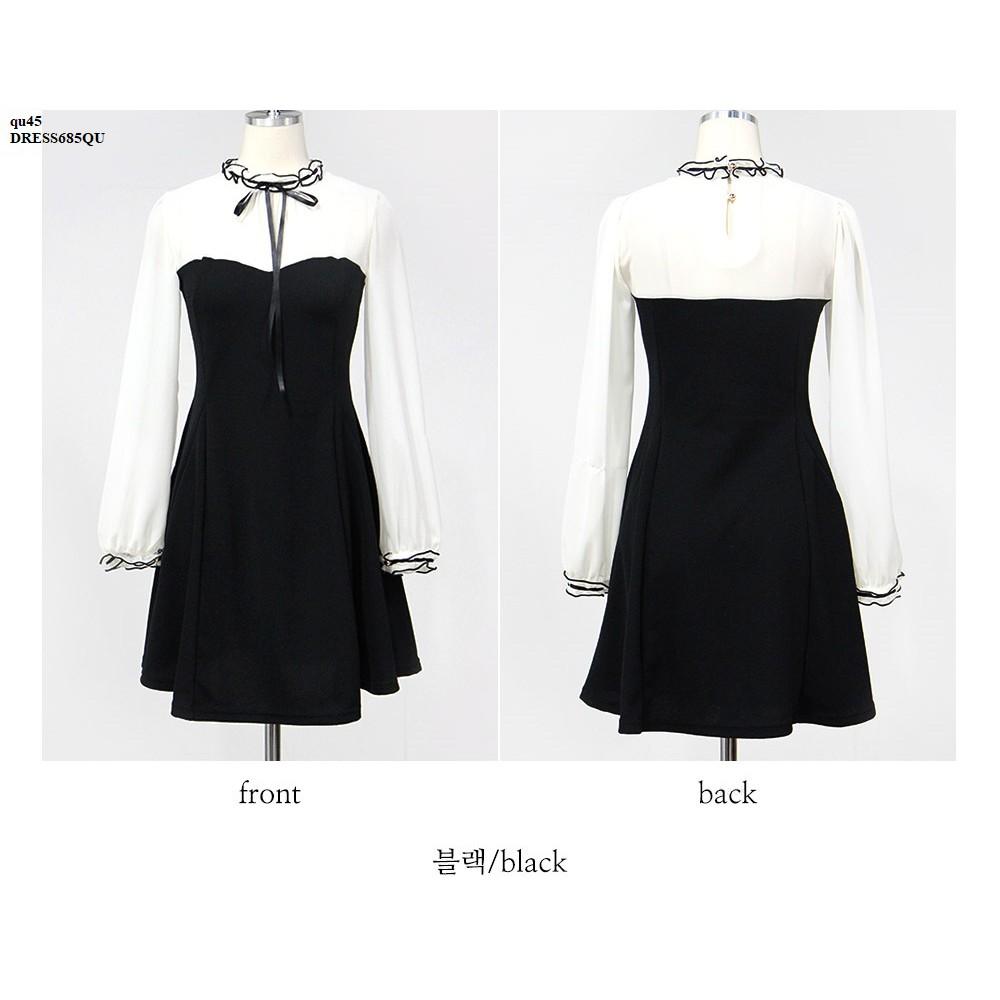 DRESS593 ĐẦM XÒE DỰ TIỆC NHÚN BÈO