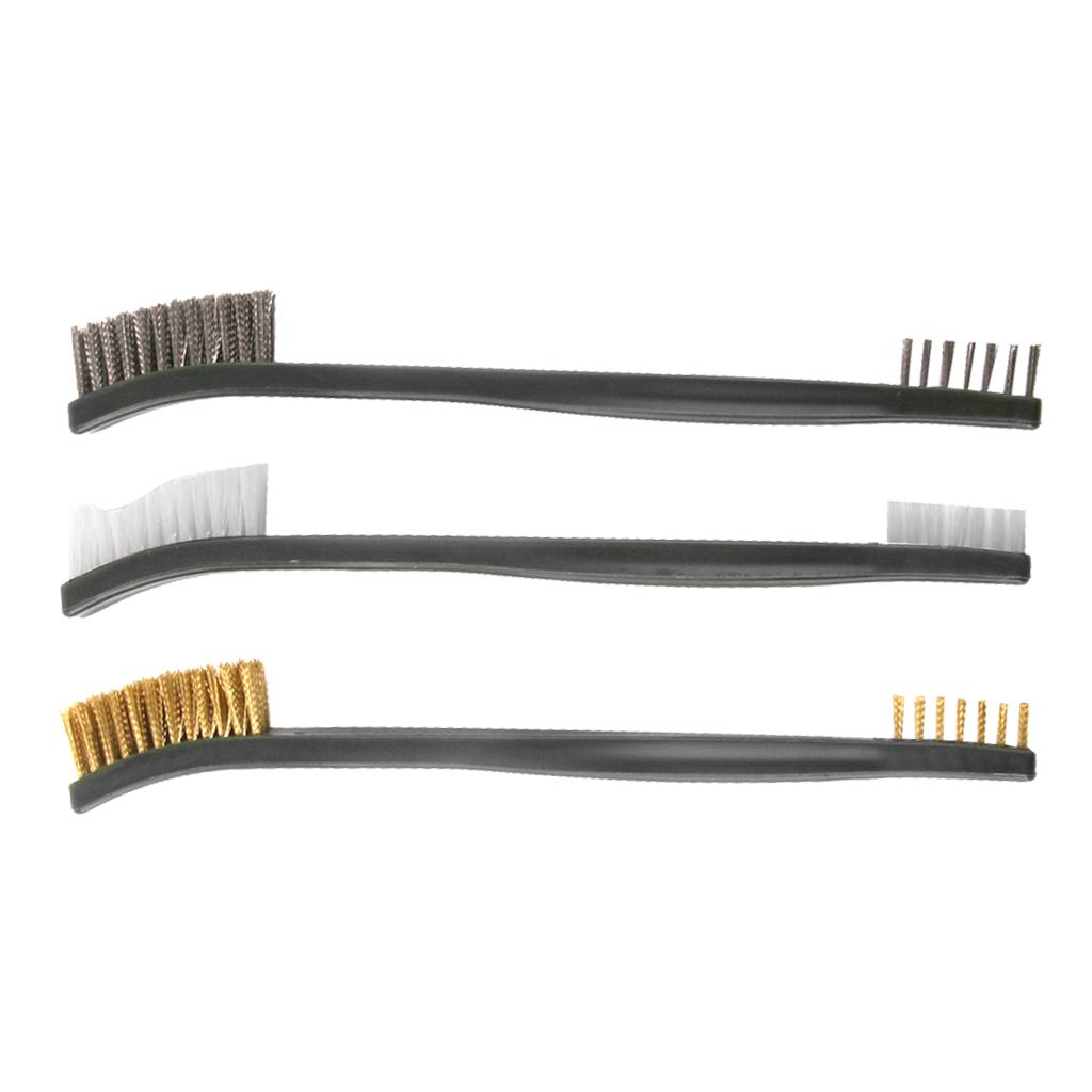 3Pcs/Set Wire Brush Gas Stove Cleaner Grinder Fitter Machine Cleaning Tools