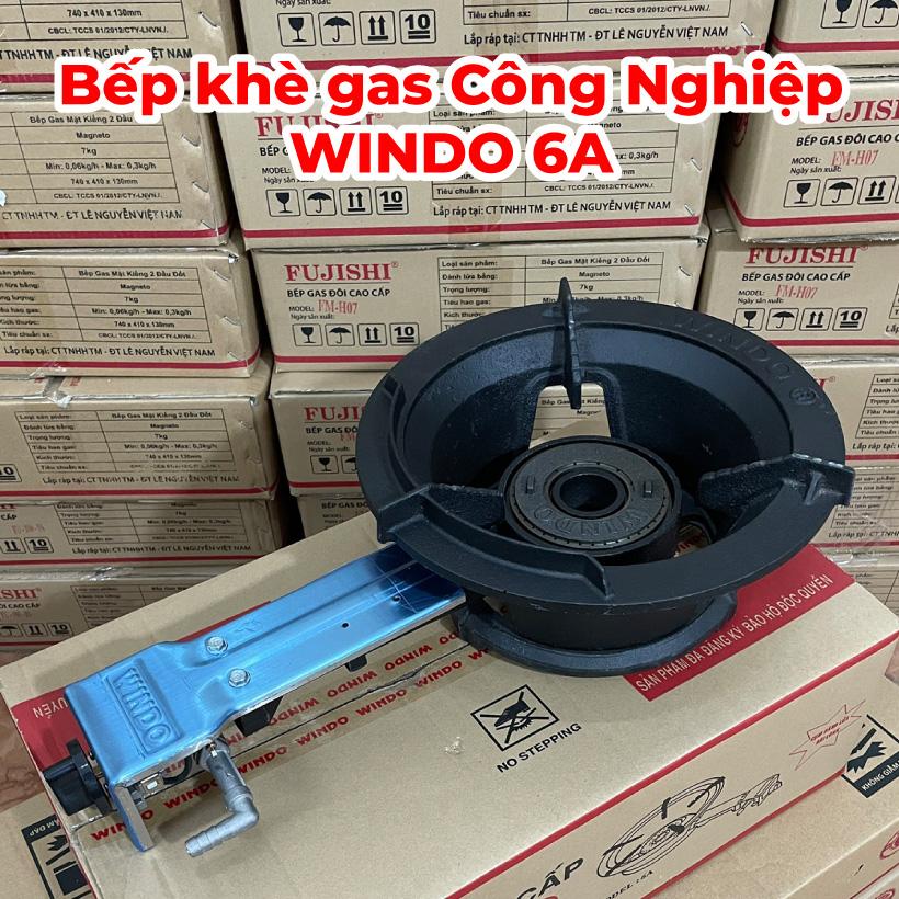 Bếp khè gas công nghiệp Windo WD-6A - Hàng chính hãng