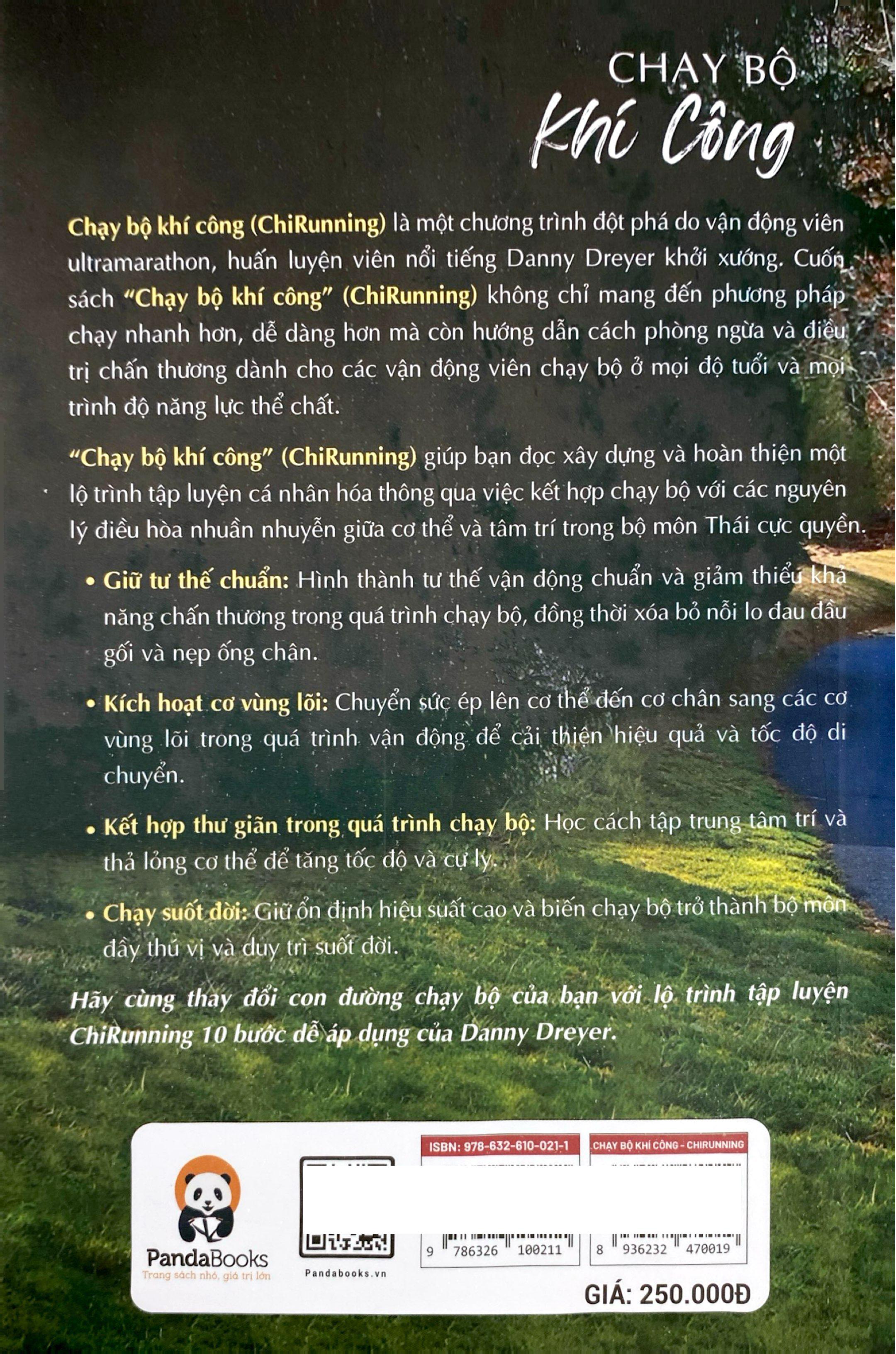 Sách - Chirunning - Chạy Bộ Khí Công