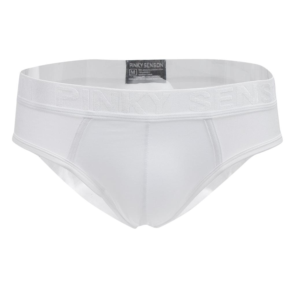 Men's Underwear Low Waist Soft Boxer Briefs Triangle Bulge Pouch Underpants