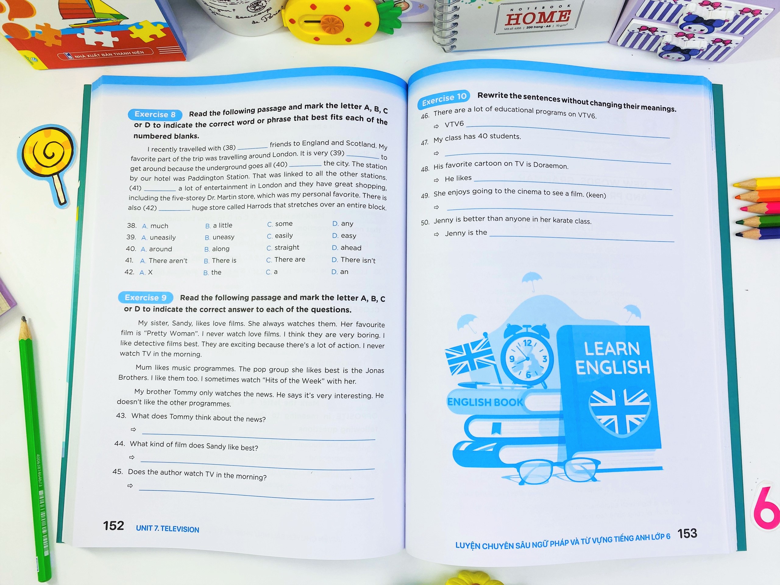 Sách - Luyện Chuyên Sâu Ngữ Pháp Và Từ Vựng Tiếng Anh 6 - Biên soạn theo chương trình SGK mới Global Success - ndbooks
