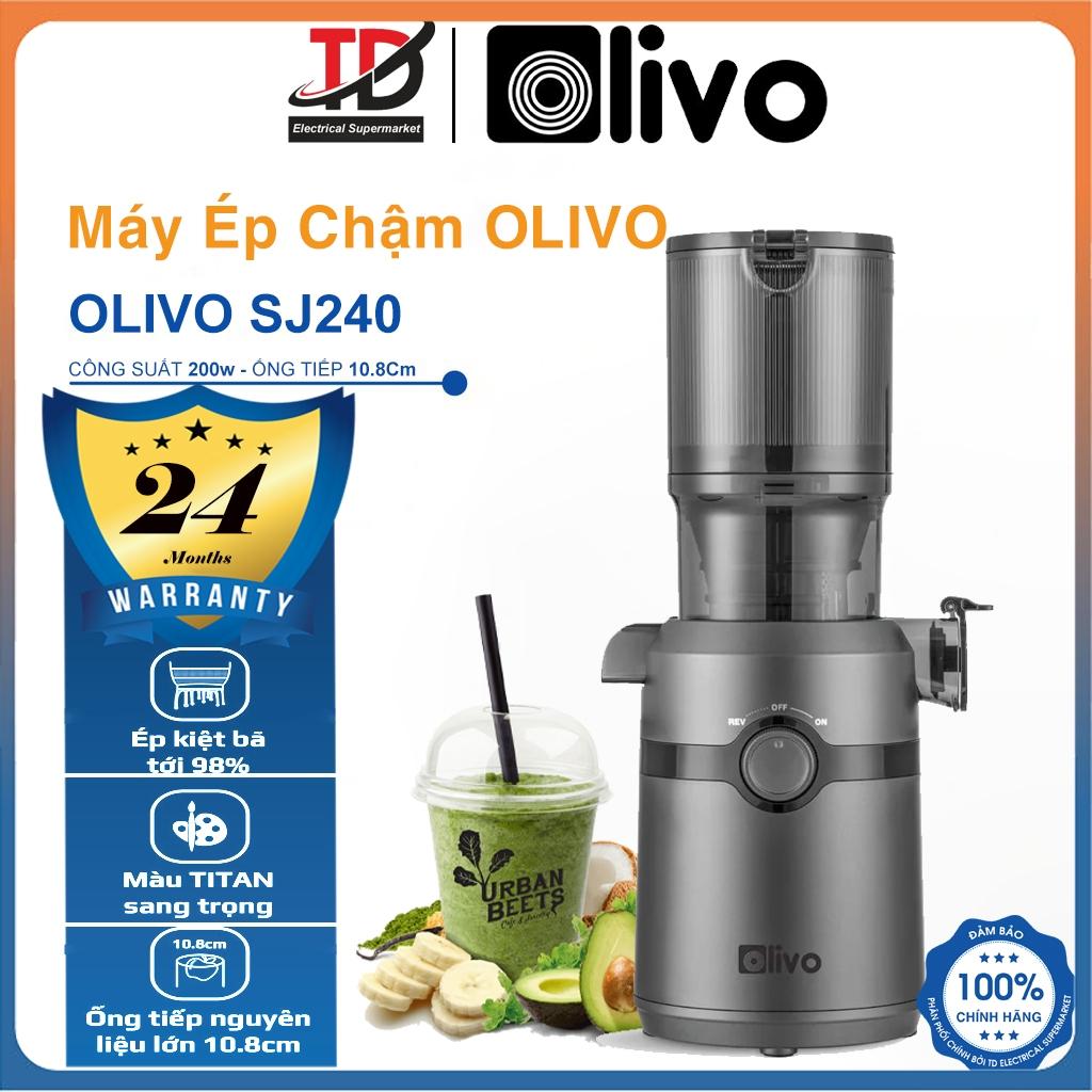 Máy Ép Chậm OLIVO SJ240, Máy Êm Ép Khỏe Dễ Dàng Vệ Sinh Tháo Lắp, Hàng Chính Hãng