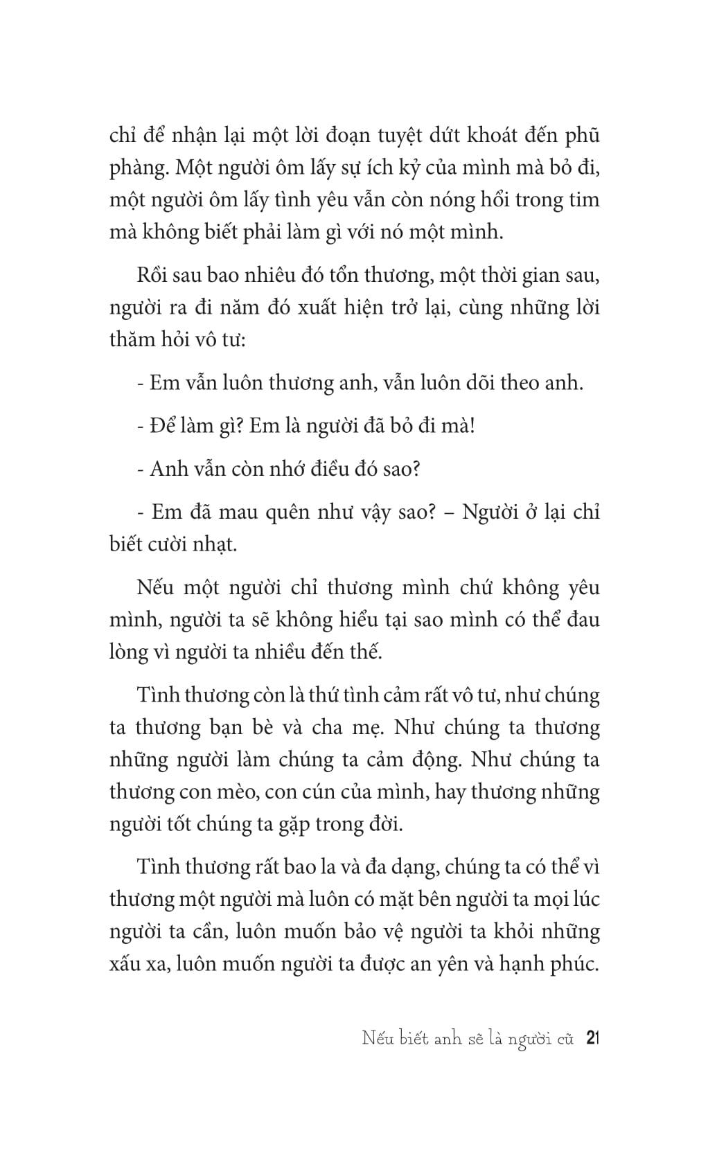 Nếu Biết Anh Sẽ Là Người Cũ