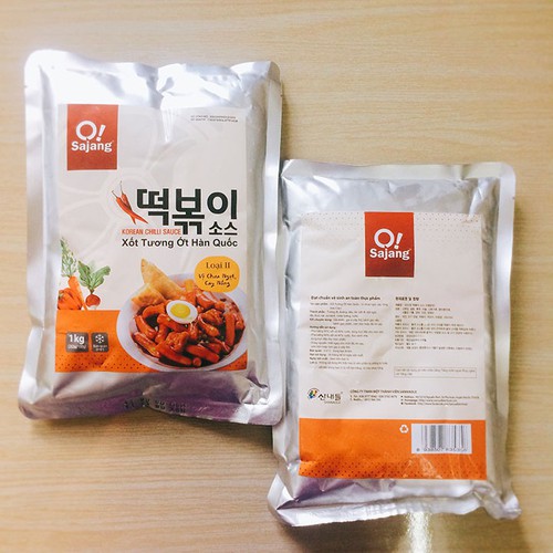 1kg Xốt Tương Ớt Hàn Quốc O!Sajang (loại 2 vị chua ngọt cay nồng)