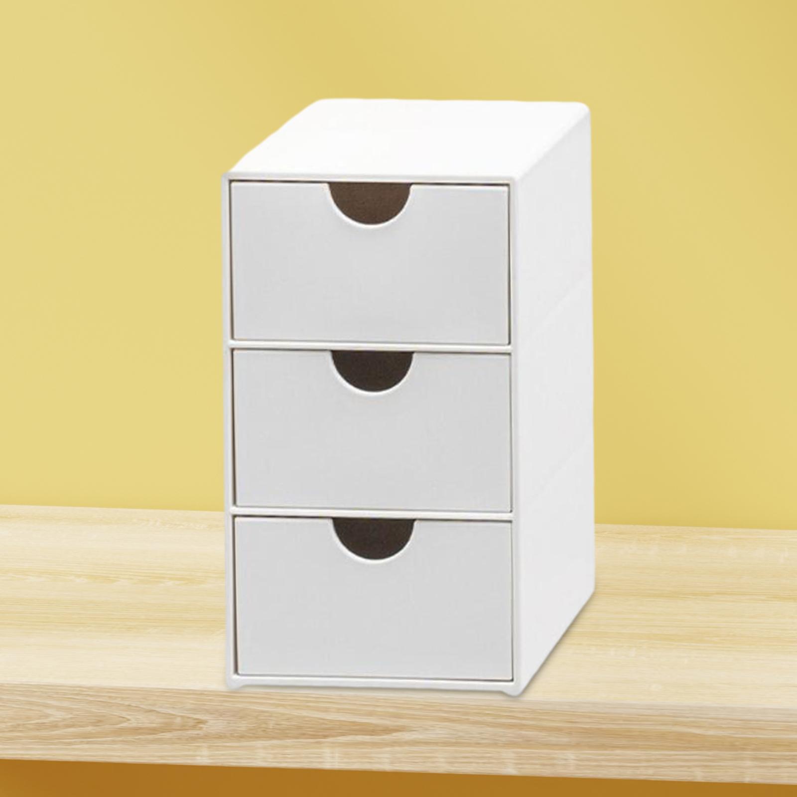 Desktop Drawer Organizer Versatile Office Supplies Organiser for Vanity Desk
