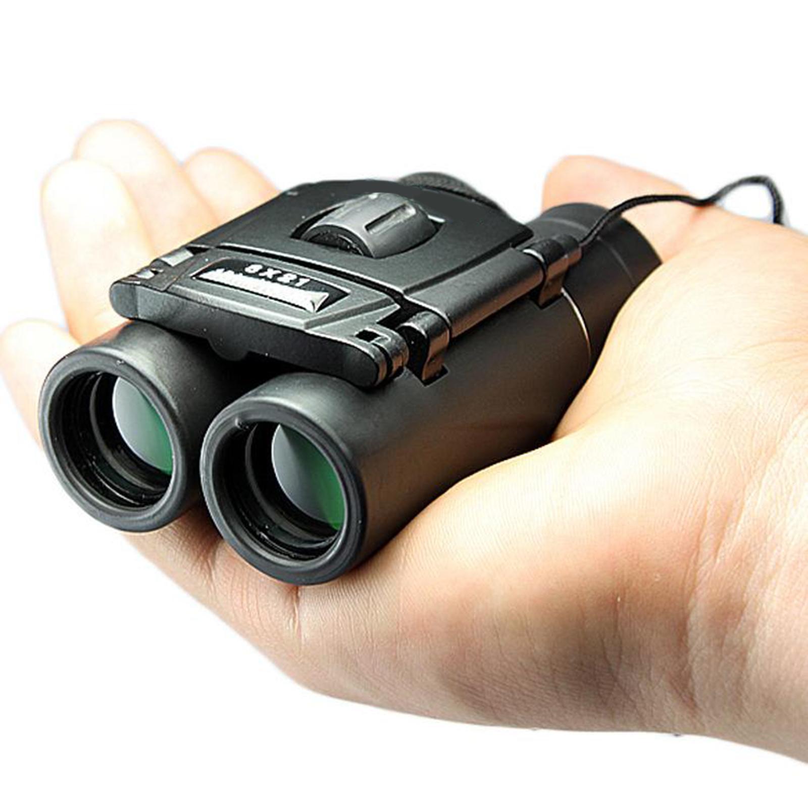 8x21 Pocket Binoculars Toys Long Range 1000m Foldable HD Powerful Telescope for Hunting Sports Hiking Bird Watching Theater