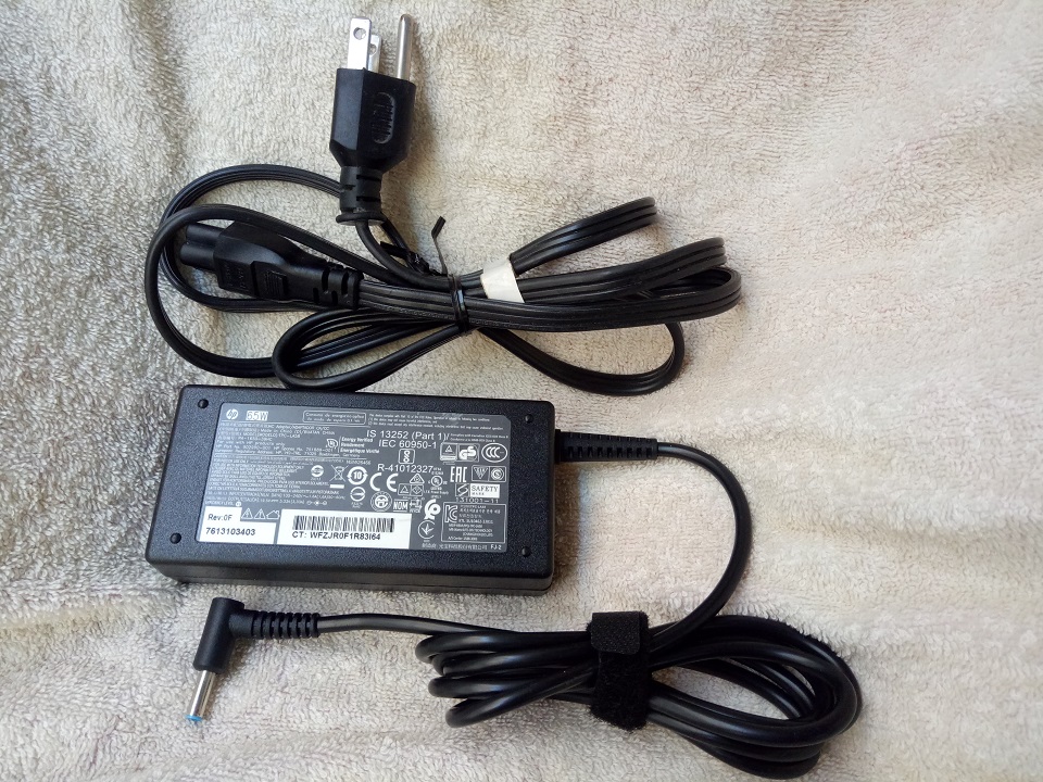 Sạc laptop HP 65w, 90w, 120w, 150w, 200w đầu kim nhỏ xanh 4.5mm x 3.0mm dùng cho laptop HP Envy Series, HP Pavilion X360, HP Chromebook 14 G1 - Hàng chính hãng