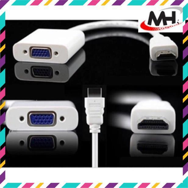 Cáp Chuyển Đổi HDMI ra VGA có Audio -Cam kết chất lượng 100