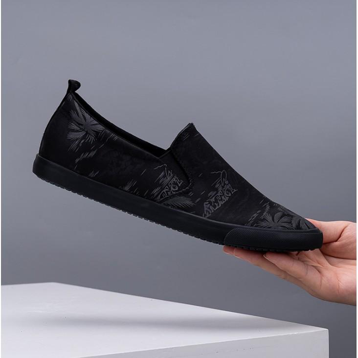 Giày lười nam - Slip on nam vải - Mã A2122