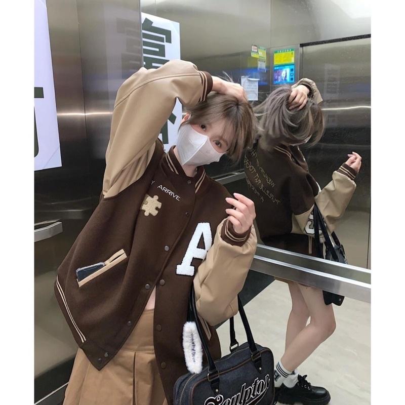 ÁO BOMBER DA NÂU TÂY SIÊU DÀY DẶN TRẦN BÔNG LÓT LỤA