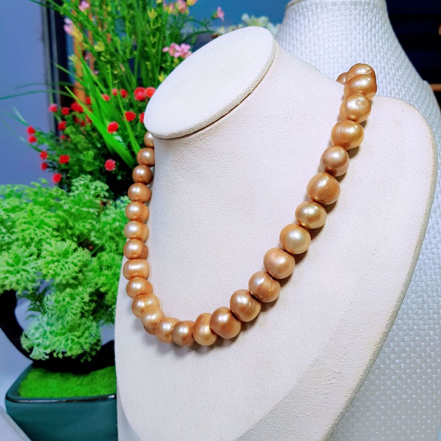 Vòng Cổ Ngọc Trai Nước Ngọt Thiên Nhiên Cao Cấp - Chuỗi Đơn Sang Trọng - Trang Sức Cô Tấm - LENA PEARL - CTJ0312