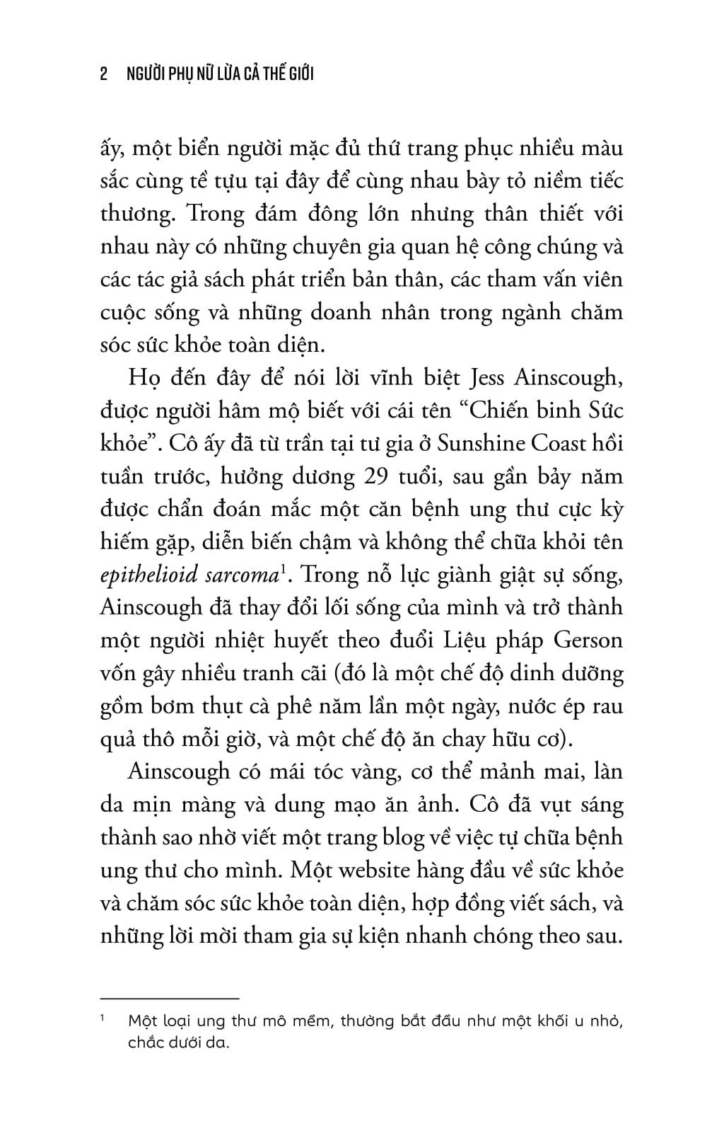 Sách - Người Phụ Nữ Lừa Cả Thế Giới - Chân Tướng Của Belle Gibson - Một Chuyên Gia Sức Khỏe Giả Mạo
