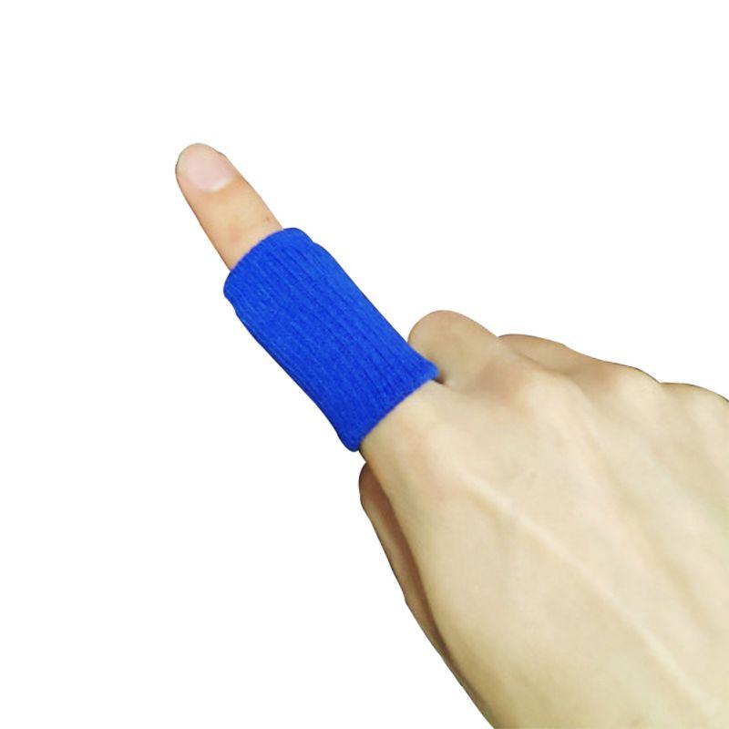 10 cái/đặt bóng chuyền cầu lông tay áo ngón tay có thể giặt được bảo vệ tay bảo vệ nẹp hỗ trợ bảo vệ thể thao Color: khaki
