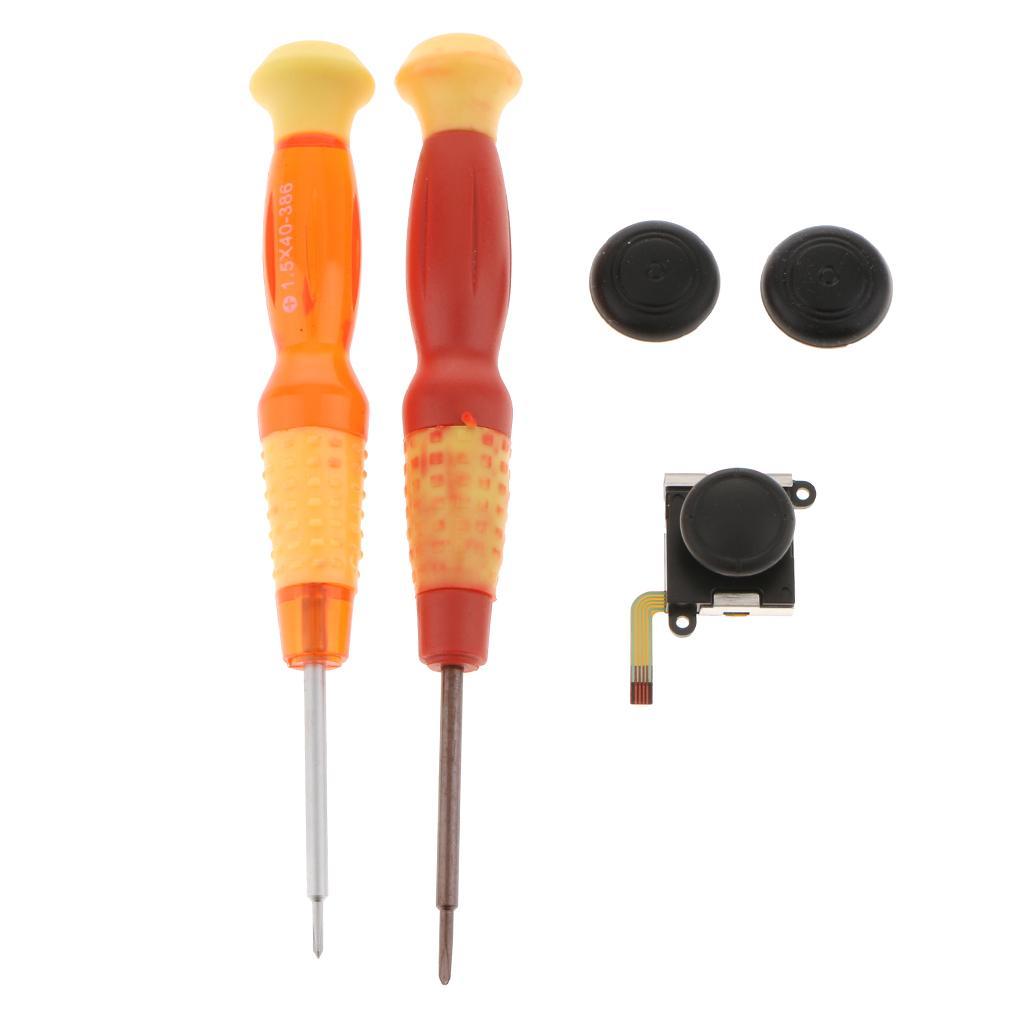 For Nintendo Switch Controller 3D Analog Stick Joystick Sensor Button + Caps