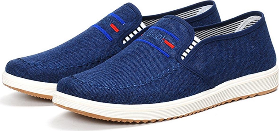 Giày Thể Thao Sneaker Nam Cao Cấp TZN Tiện Dụng AT01 - Xanh Navy