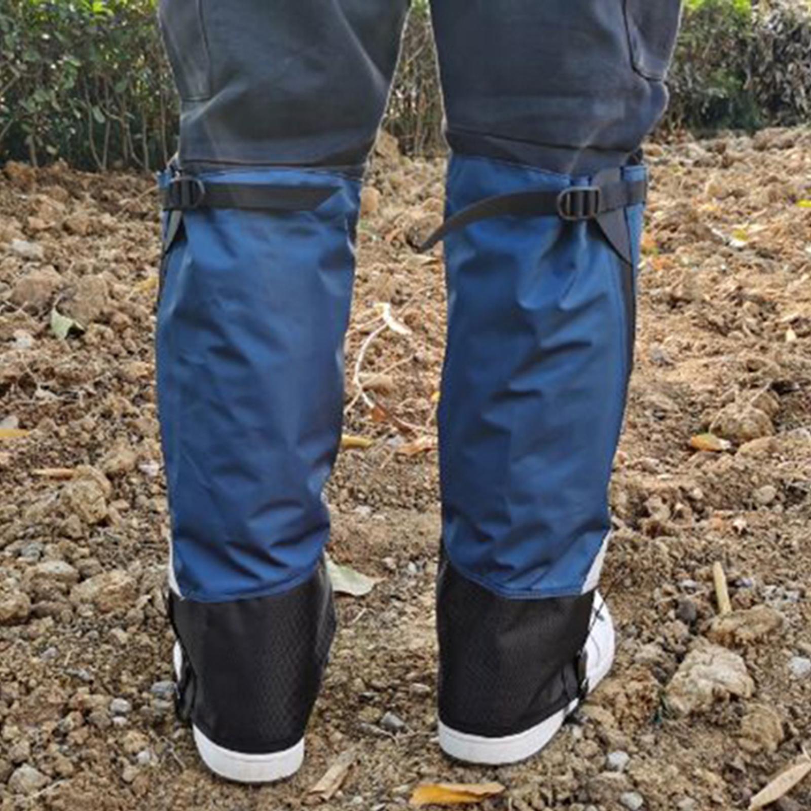 Adjustable Leg Gaiters Waterproof Snowproof Durable Cover for Climbing Outdoor Sports