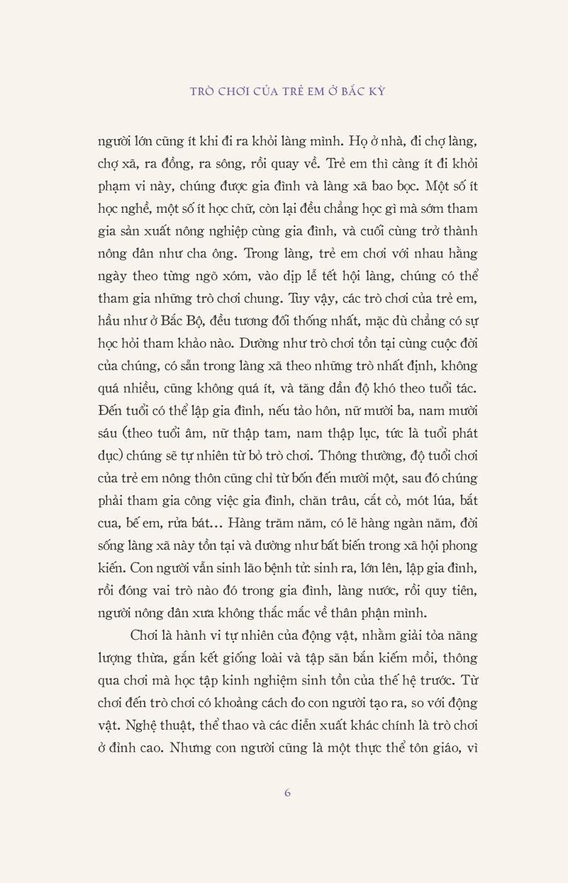 Trò Chơi Của Trẻ Em Ở Bắc Kỳ