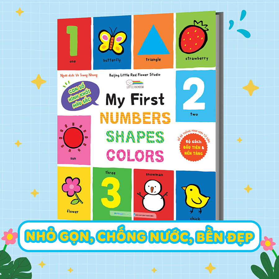 My First Numbers - Shapes - Colors - Sách Từ Vựng Đầu Đời Cho Bé