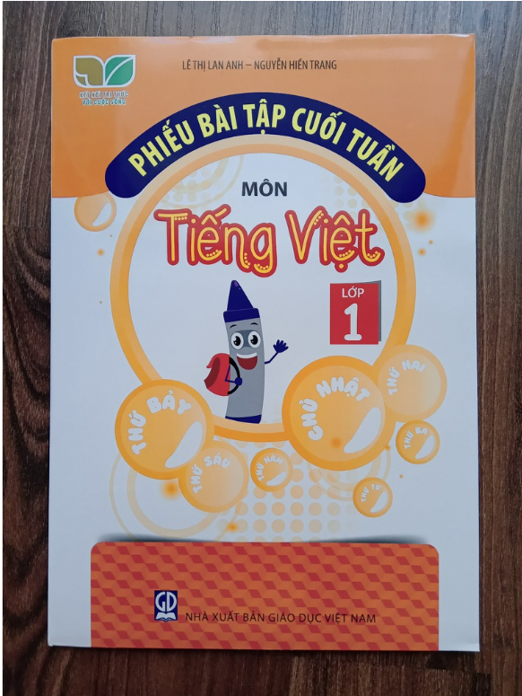 Sách - Phiếu Bài Tập Cuối Tuần Môn Tiếng Việt Lớp 1