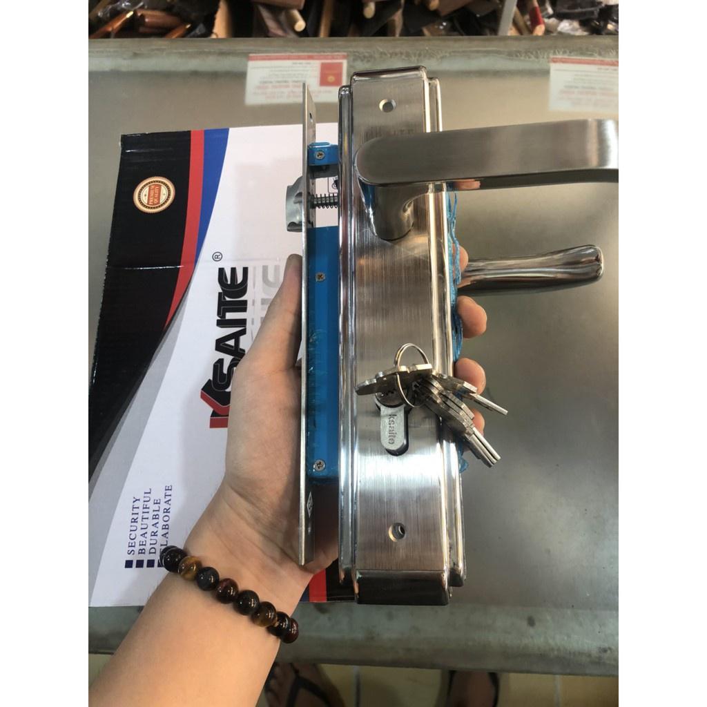 Khoá tay gạt cửa đi Ksaite FB100 inox 201 - Khoá tay gạt inox cửa nhôm/ sắt/ gỗ