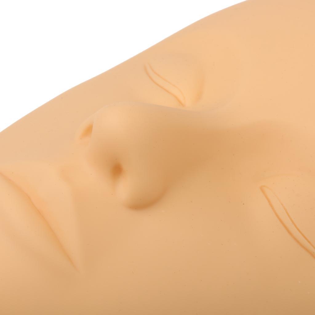 Make Up Training Mannequin Eyelash Extension Practice Head + 10Pairs Eyelash Kit