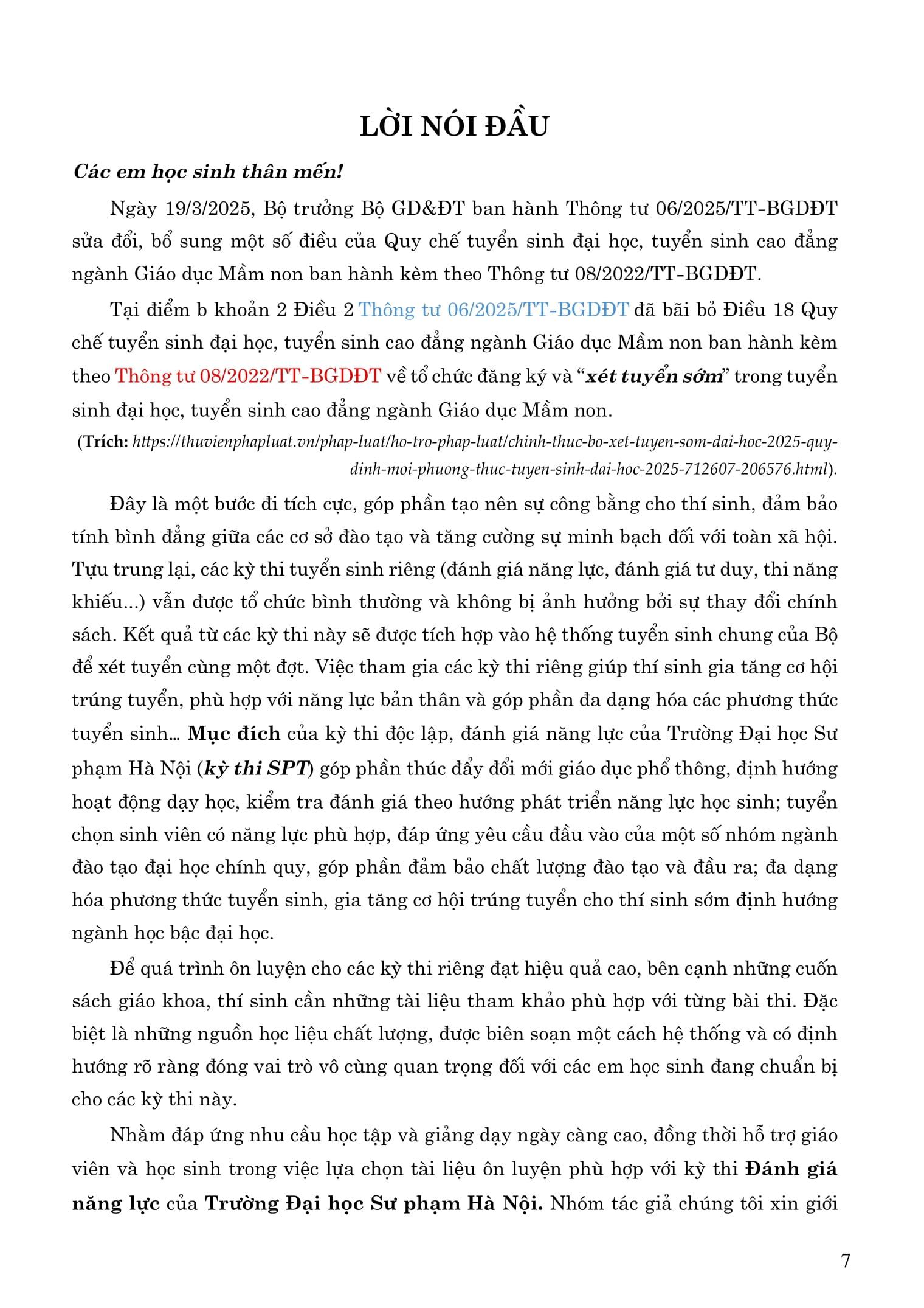Sách - 50 Đề Luyện Thi Đánh Giá Năng Lực Theo Cấu Trúc Của Trường Đại Học Sư Phạm Hà Nội - Môn Toán