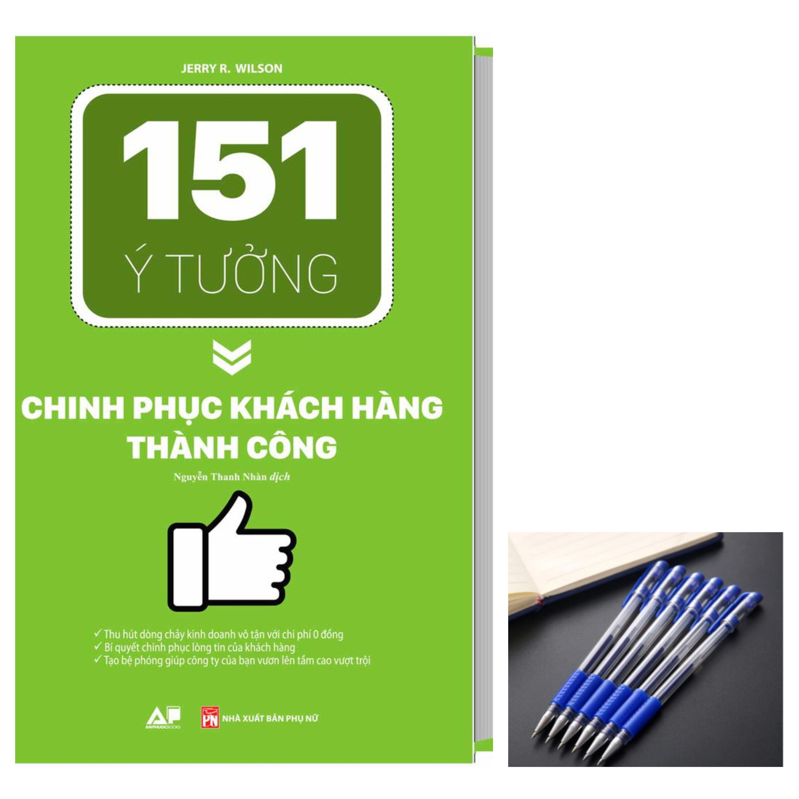 151 Ý Tưởng Chinh Phục Khách Hàng Thành Công tặng bút bi