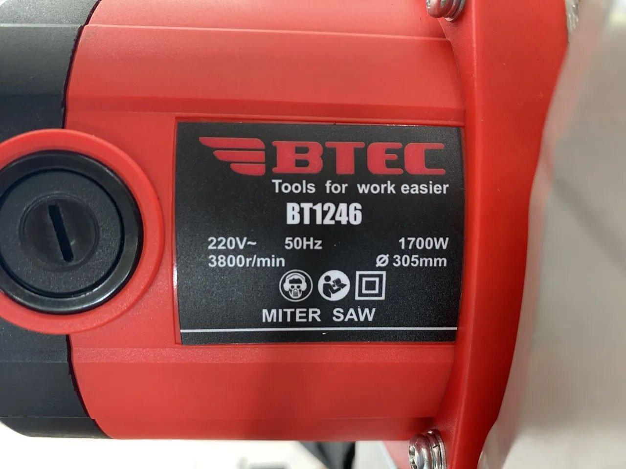 MÁY CẮT NHÔM 305MM 1700W BT1246 BTEC - HÀNG CHÍNH HÃNG