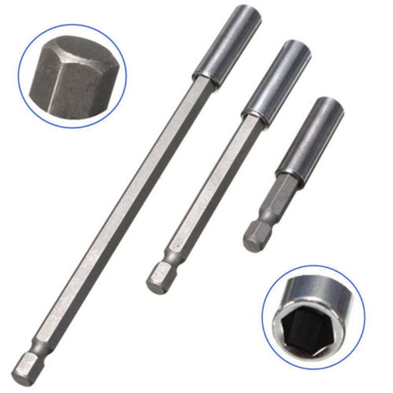 Đầu nối dài mũi khoan lục giác 1/4inch chuôi 6.35mm có nam châm 1 cái - Thanh nối dài