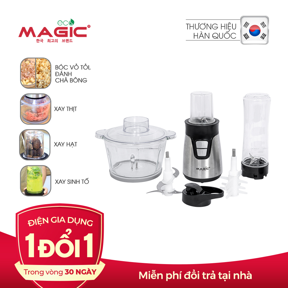 Máy xay thực phẩm đa năng 3in1 Magic Eco AC-17 2L - Hàng chính hãng