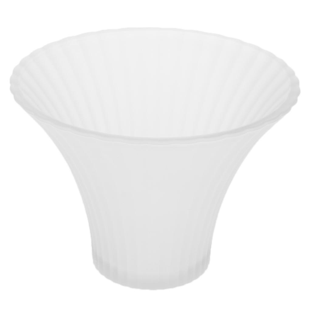 Ceiling Fan Light Ruffle Shade Frosted Vintage Lampshade 1