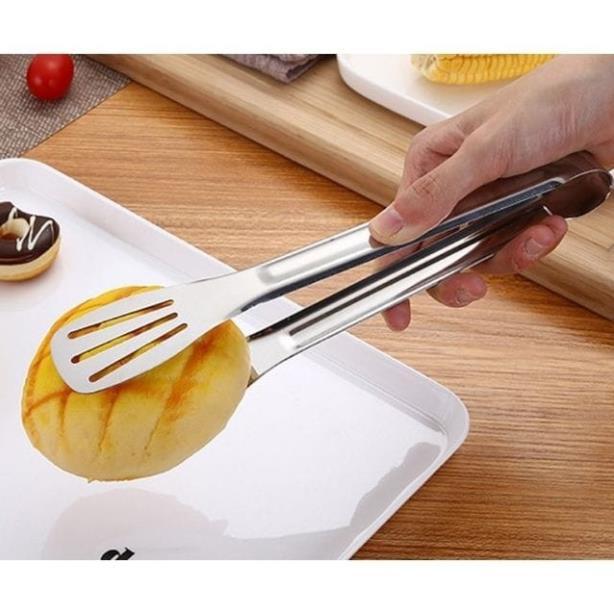 Kẹp inox gắp đồ ăn | Kẹp gắp đá inox tiện dụng