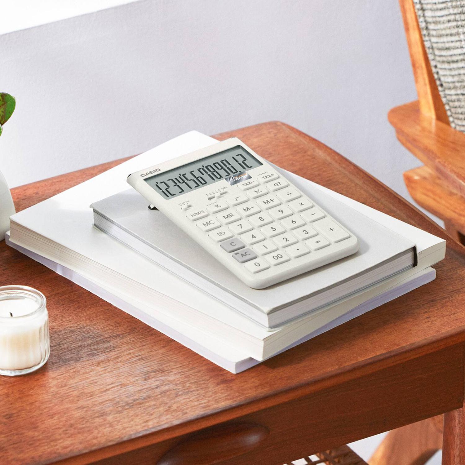 Máy Tính Casio Comfy JT-200T - Màu Trắng - Kèm Quà Chất