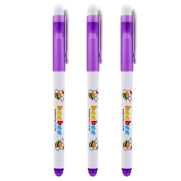 Combo 3 Viết Lông Kim Beebee FL-04 - Màu Tím