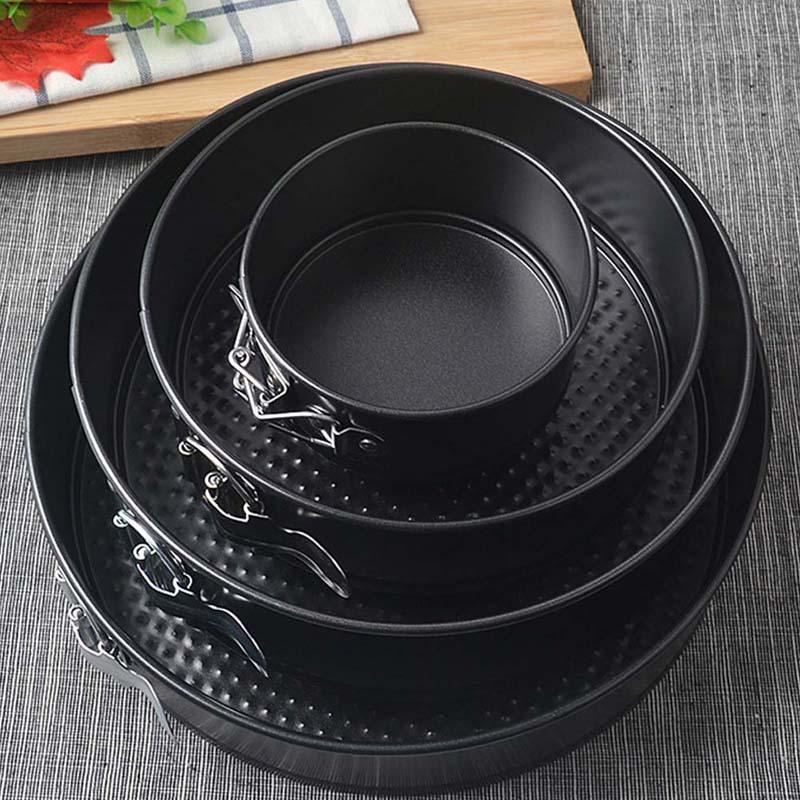 Không Dính Kim Loại Khuôn Nướng Bánh Tròn Dây Thép Không Gỉ Khay Bánh Nướng Công Cụ Có Thể Tháo Rời Căn Cứ Khay Nướng Bánh Đồ Dùng Nhà Bếp dụng Cụ